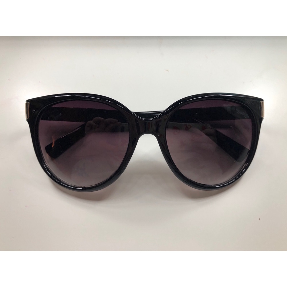 ALDO Black Cat-Eye Crystal Sunglasses